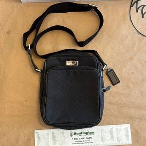 Coach black shoulder bag